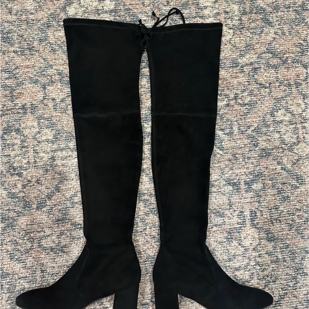 Stuart Weitzman Black Over-the-Knee Boots